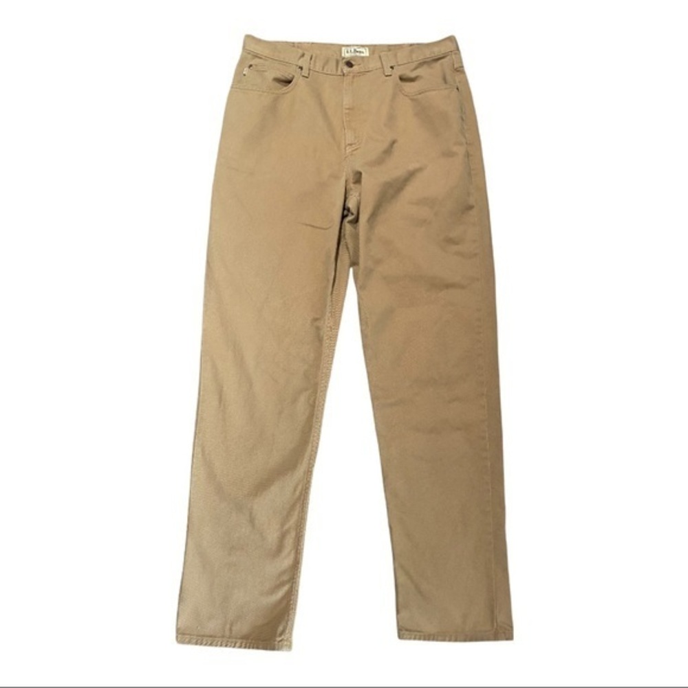 L.L. Bean Men’s Natural Fit Tan Pants - Size 36x36